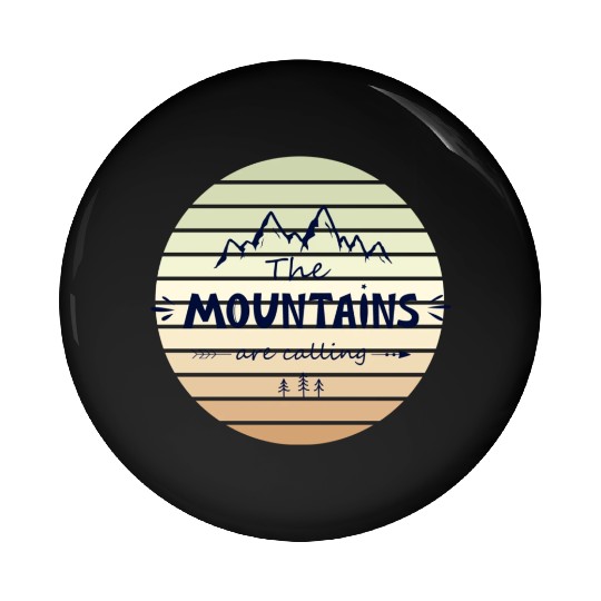 Mountains | Hiking | Nature | Adventure Pin Buttons