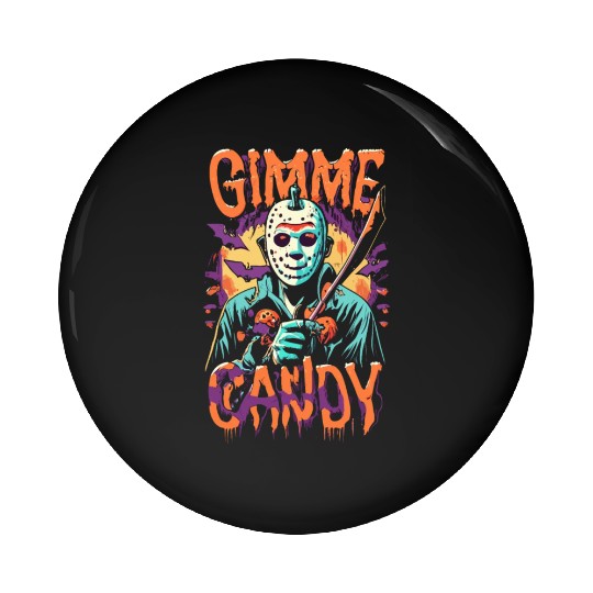 Halloween Gimme Candy Spooky Season Pin Buttons