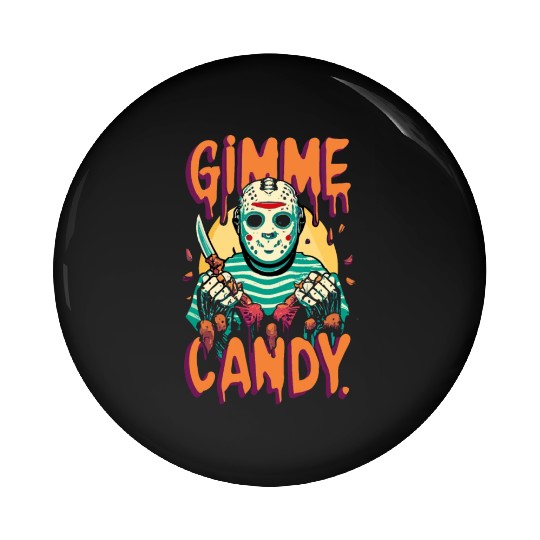 Halloween Gimme Candy Spooky Season Pin Buttons