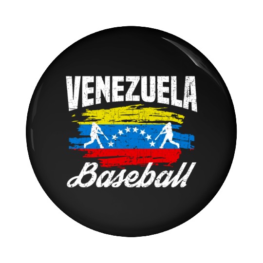 Venezuela Baseball Team Championship Pin Buttons