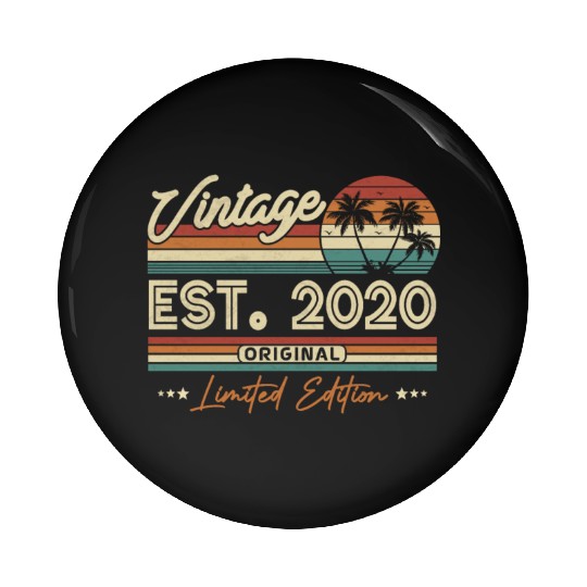 Retro '20s Birthday Surprise Pin Buttons