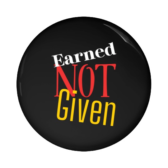 Earned not given Pin Buttons