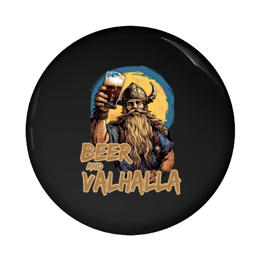 Viking World Tour Vikings Valhalla Odin for a Men Pin Buttons