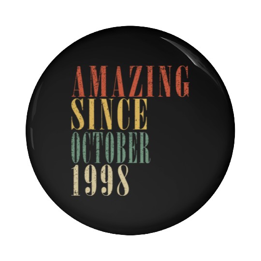 october 1998 Anniversary october 1998 october Pin Buttons