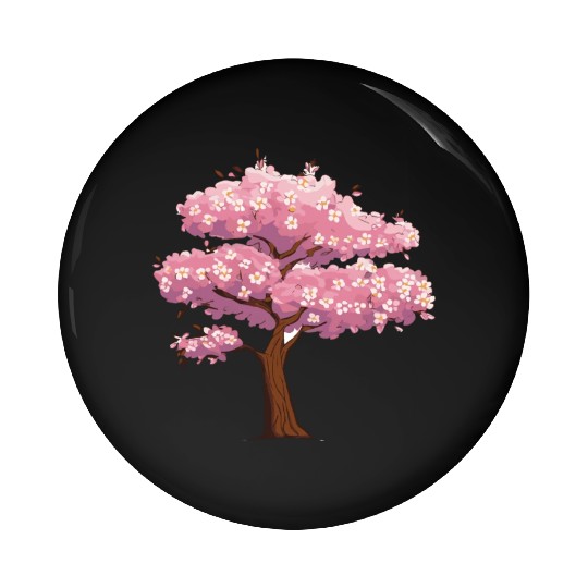 Sakura Serenity: Blossom-Infused Pin Buttons