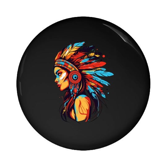 Daughter of Nature Pin Buttons