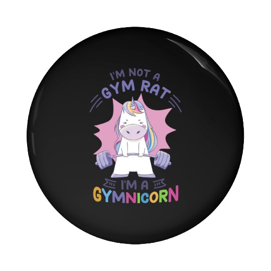 Fitness Workout Bodybuilder Weightlifting Gym Pin Buttons