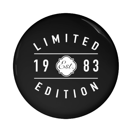 Established 1983 Limited Edition 40th Birthday Pin Buttons