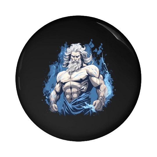 Zeus' Thunderbolt: Godly Gym Dominance Pin Buttons