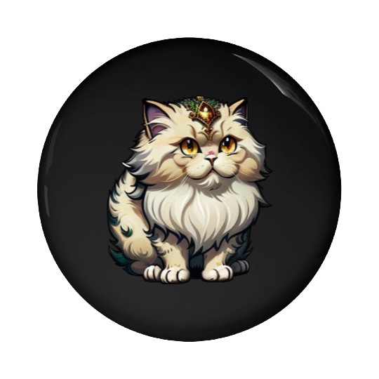 The Prince of Persian cat Pin Buttons