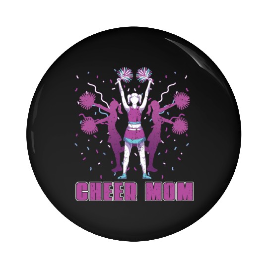 Cheerleader Mom Mother's Day Gift Cheerleading Pin Buttons