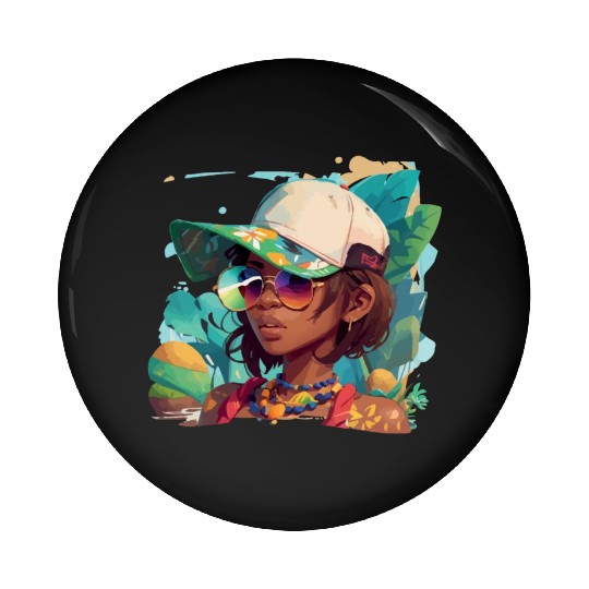 LGBTQ Girl Pin Buttons