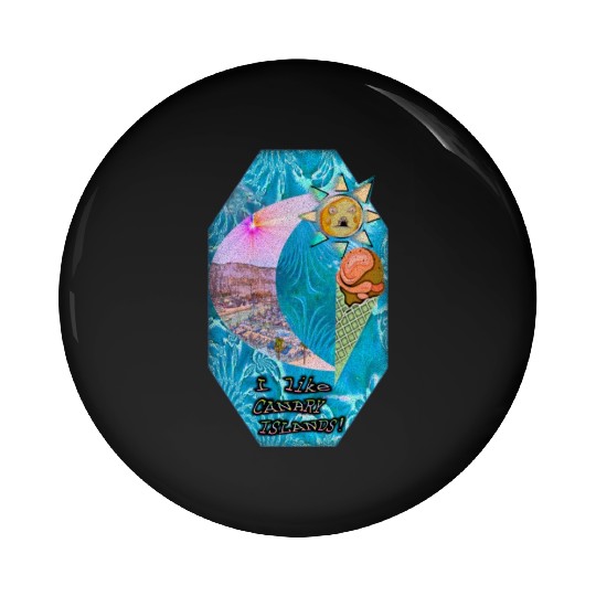 Canary Islands - Relaxing + recharging the sun Pin Buttons