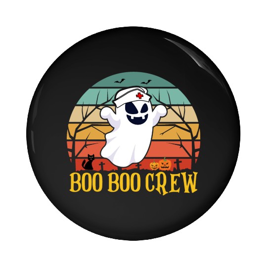 Boo Boo Crew Pin Buttons