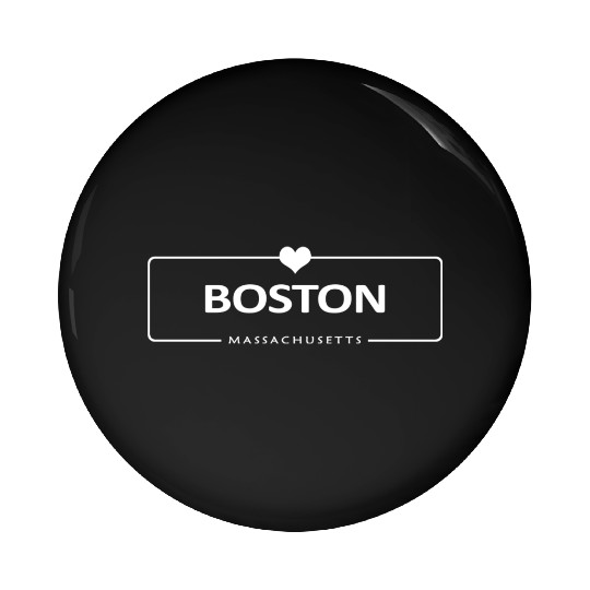 Boston Massachusetts In USA Pin Buttons
