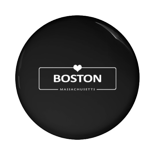 Boston Massachusetts In USA Pin Buttons