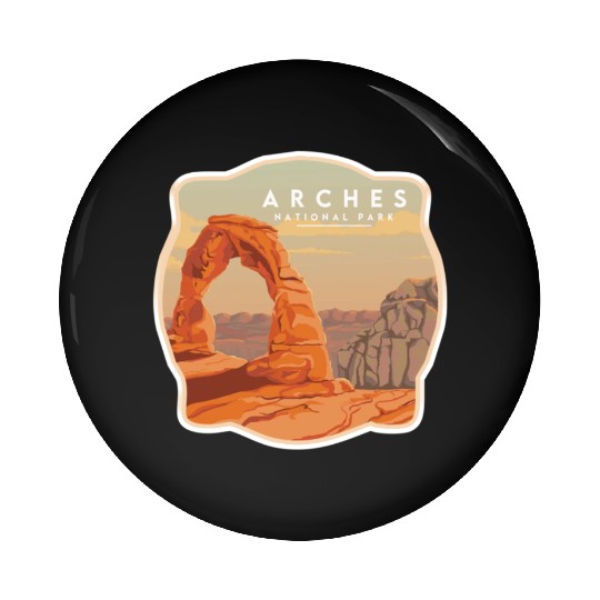 Arches National Park Stickers Pin Buttons