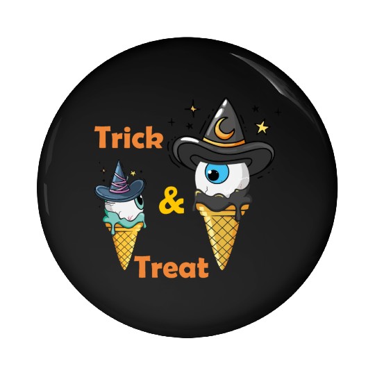 Vallina Ice Cream Halloween Pin Buttons