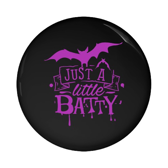 Just a little batty Pin Buttons