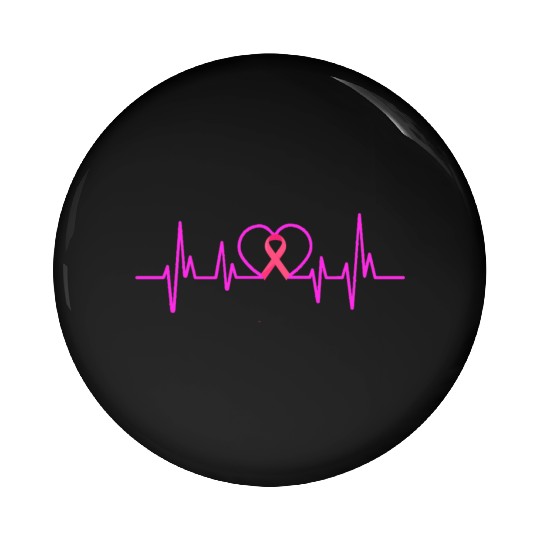 In October We Wear Pink Leopard Breast Cancer Awar Pin Buttons