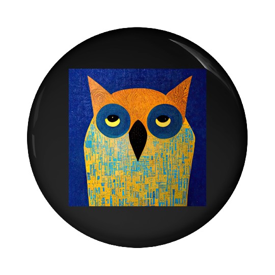 Mod Owl: Bored Owl Pin Buttons