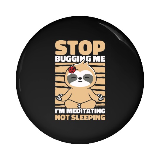 Sloth Sloth Yoga Pin Buttons