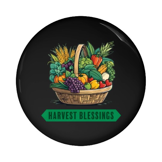 HARVEST BLESSINGS Pin Buttons