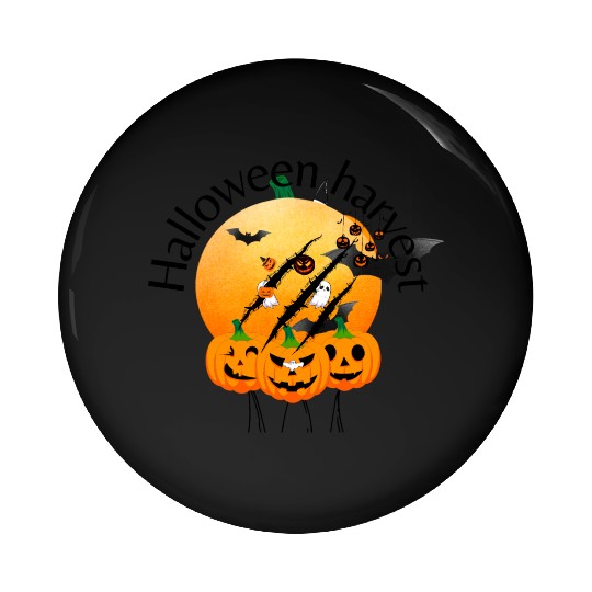 Halloween Harvest Be Courageous Pin Buttons
