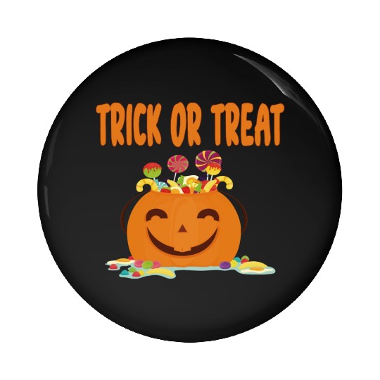 Halloween - Trick Or Treat Pin Buttons