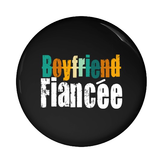 Couple Engagement Engaged Men Funny Fiancee Pin Buttons