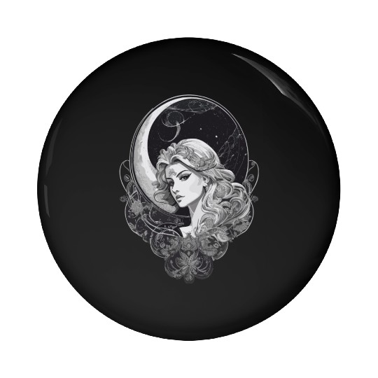 Virgo Tarot Spirituality - Precise Wisdom Pin Buttons