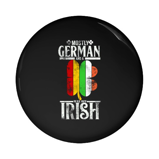 Funny German A Wee Bit Irish Pub Germany Gifts Pin Buttons