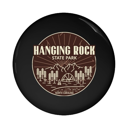 Hanging Rock State Park NC Sunrise Pin Buttons