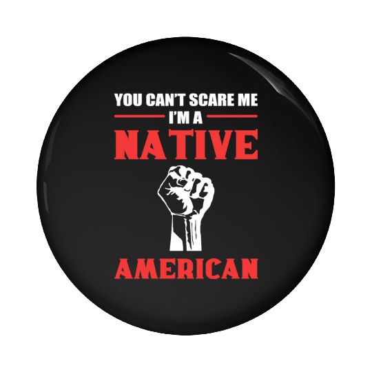 A Native American American Indians Gift Pin Buttons