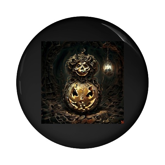 halloween pumpkin Pin Buttons