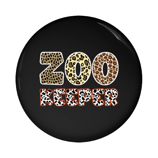 Zookeeper African Animals Zebra - Giraffe Pin Buttons