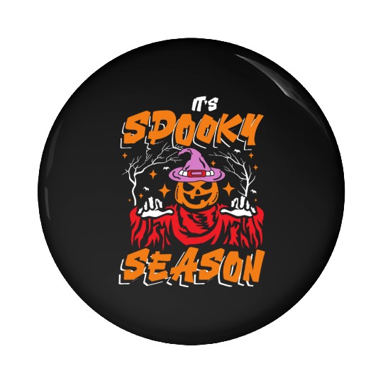 It's spooky season | scary halloween fun Pin Buttons