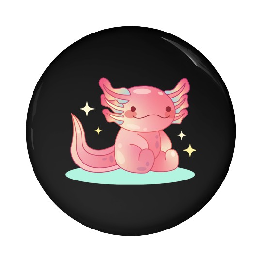 Axolotl Relax Design for Axolotl Lovers Pin Buttons