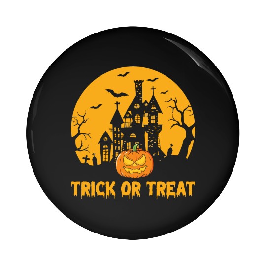Happy Halloween Trick Or Treat Pin Buttons
