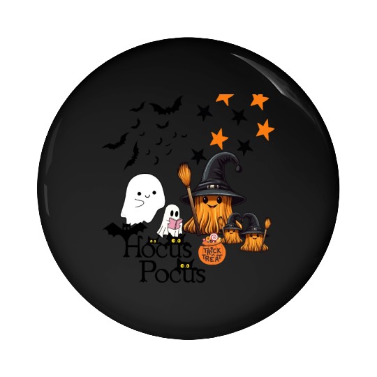 "Hocus Pocus Magic" Pin Buttons