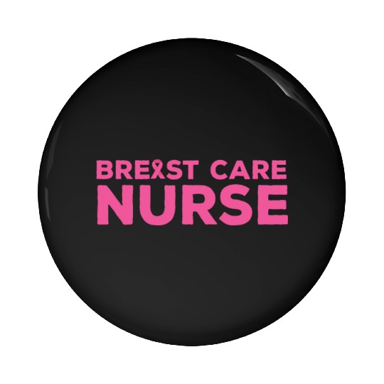 Breast Care Nurse Pink Ribbon Pin Buttons