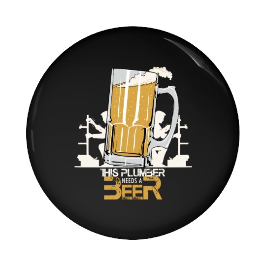I LOVE BEER Pin Buttons