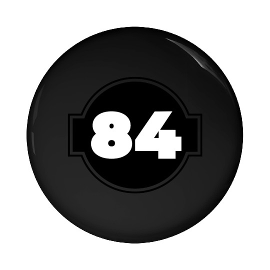 Congratulations 84 Years Old - Number Eighty-Four Pin Buttons