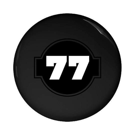 Congratulations 77 Years - Number Seventy-Seven Pin Buttons