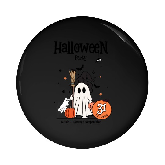 Boo-tiful Night: A Halloween Tale Pin Buttons