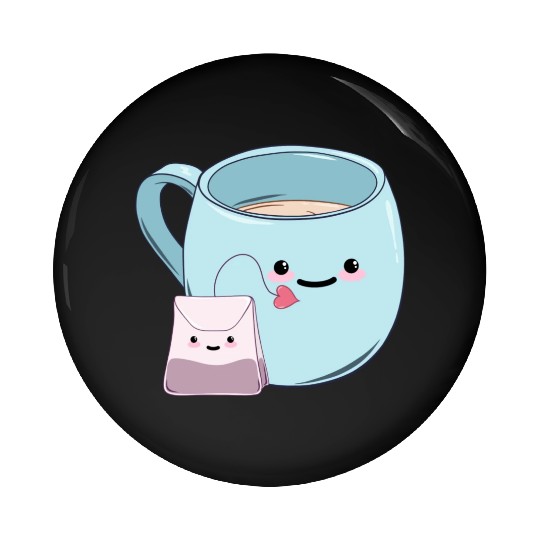 Tea Time With Friends Pin Buttons
