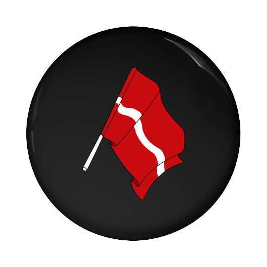 Flag of Latvia Pin Buttons