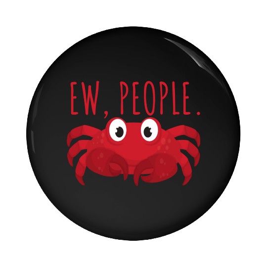 Ew People Sea Crab Pin Buttons