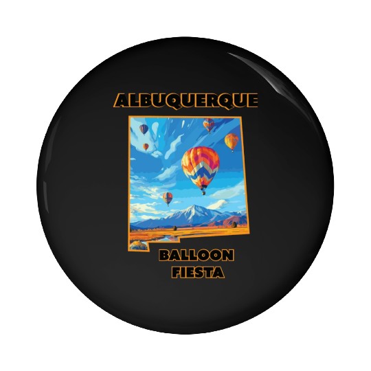 New Mexico Balloon Festival Pin Buttons