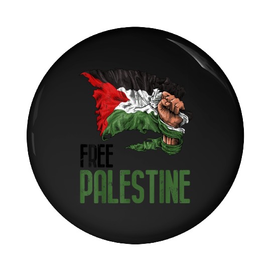 FREE PALESTINE FLAG GAZA Pin Buttons